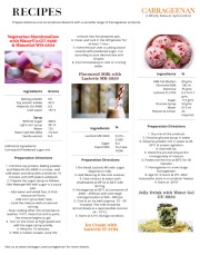 Carrageenan Recipes