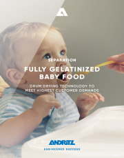 Fully gelatinized baby food