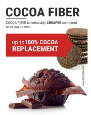 Cocoa Fiber in muffins
