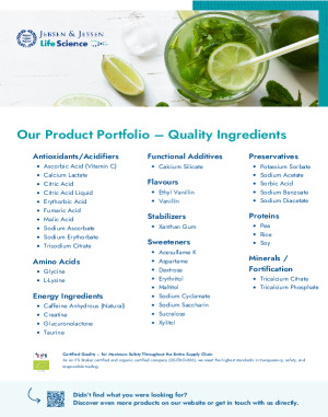 Jebsen & Jessen Life Science - Food - Quality Ingredients