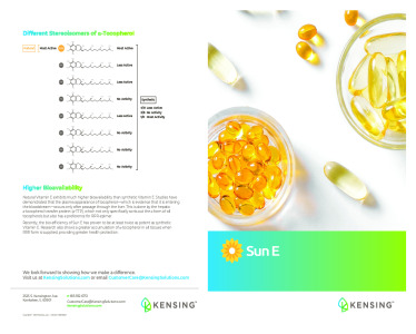 Sun E, sunflower natural vitamin E
