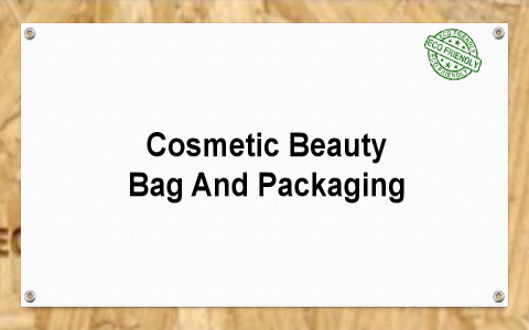 cosmetic / Beauty packaging bag and case