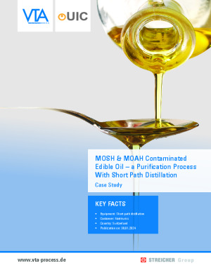 Case Study - MOSH & MOAH contaminated edible oil, a purification process with short path distillation