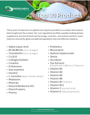 TOP 30 Products list