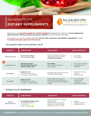 ELEMENTA - DIETARY SUPPLEMENTS 2026