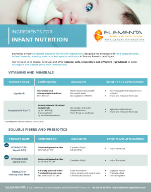 ELEMENTA - INFANT NUTRITION 2026