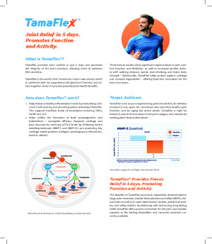 TamaFlex: Joint Relief in 5 Days. Promotes Function and Activity