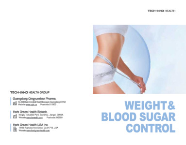 Weight & Blood Sugar Control Products List