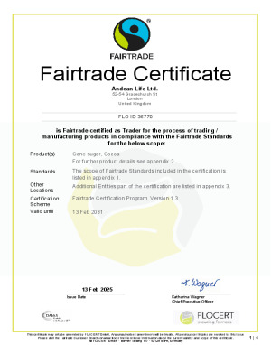 Fairtrade certificate