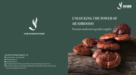 Jayu Health Technology – Mushroom Ingredients & Solutions Brochure