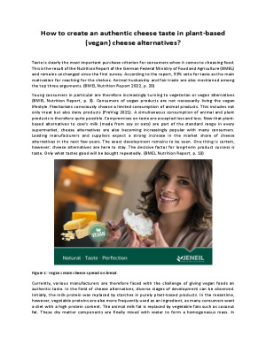 How to create an authentic cheese taste in plant-based  (vegan) cheese alternatives?