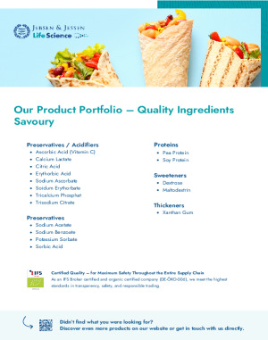 Jebsen & Jessen Life Science - One Pager - Savoury