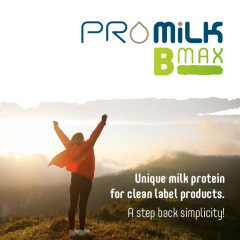 PROMILK® B MAX: Unique milk protein for clean label products