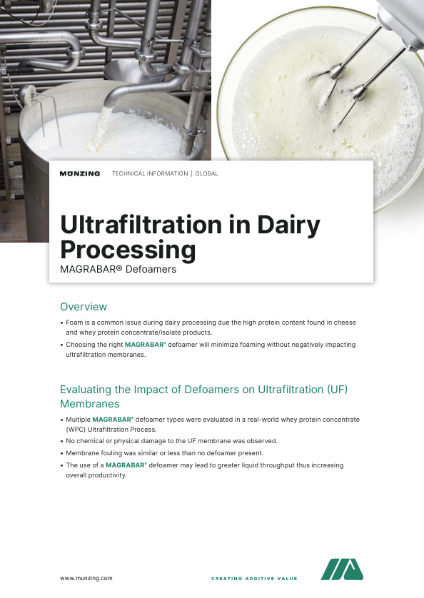 Ultrafiltration in Dairy Processing